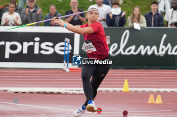 29/06/2024 - Jade Maraval, Women's Javelin Throw during the French Athletics Championships 2024 on June 29, 2024 at Stade du Lac de Maine in Angers, France - ATHLETICS - FRENCH CHAMPIONSHIPS 2024 - INTERNAZIONALI - ATLETICA