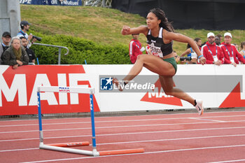 29/06/2024 - Shana Grebo, Heat Women's 400 M Hurdles during the French Athletics Championships 2024 on June 29, 2024 at Stade du Lac de Maine in Angers, France - ATHLETICS - FRENCH CHAMPIONSHIPS 2024 - INTERNAZIONALI - ATLETICA