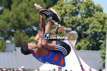 2024-06-30 - Baptiste Thiery, Men's Pole vault during the French Athletics Championships 2024 on June 30, 2024 at Stade du Lac de Maine in Angers, France - ATHLETICS - FRENCH CHAMPIONSHIPS 2024 - INTERNATIONALS - ATHLETICS