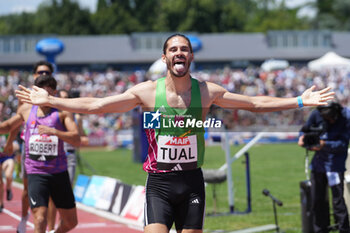 2024-06-30 - Gabriel Tual, Men's 800 M during the French Athletics Championships 2024 on June 30, 2024 at Stade du Lac de Maine in Angers, France - ATHLETICS - FRENCH CHAMPIONSHIPS 2024 - INTERNATIONALS - ATHLETICS