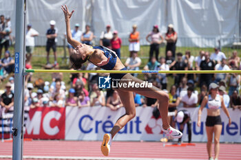 2024-06-30 - Nawal Meniker, Women's High Jump during the French Athletics Championships 2024 on June 30, 2024 at Stade du Lac de Maine in Angers, France - ATHLETICS - FRENCH CHAMPIONSHIPS 2024 - INTERNATIONALS - ATHLETICS