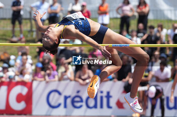 2024-06-30 - Nawal Meniker, Women's High Jump during the French Athletics Championships 2024 on June 30, 2024 at Stade du Lac de Maine in Angers, France - ATHLETICS - FRENCH CHAMPIONSHIPS 2024 - INTERNATIONALS - ATHLETICS