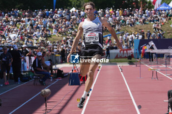 2024-06-30 - Jules Pommery, Men's Long jump during the French Athletics Championships 2024 on June 30, 2024 at Stade du Lac de Maine in Angers, France - ATHLETICS - FRENCH CHAMPIONSHIPS 2024 - INTERNATIONALS - ATHLETICS