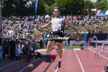 2024-06-30 - Jules Pommery, Men's Long jump during the French Athletics Championships 2024 on June 30, 2024 at Stade du Lac de Maine in Angers, France - ATHLETICS - FRENCH CHAMPIONSHIPS 2024 - INTERNATIONALS - ATHLETICS