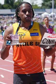 2024-06-30 - Erwann Cinna, Men's 110 M Hurdles during the French Athletics Championships 2024 on June 30, 2024 at Stade du Lac de Maine in Angers, France - ATHLETICS - FRENCH CHAMPIONSHIPS 2024 - INTERNATIONALS - ATHLETICS