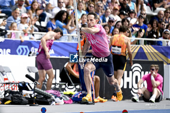 2024-07-07 - Renaud Lavillenie during the Meeting de Paris Wanda Diamond League 2024 athletics event on July 7, 2024 at Charlety stadium in Paris, France. Photo Victor Joly / DPPI - ATHLETICS - DIAMOND LEAGUE 2024 - PARIS - INTERNATIONALS - ATHLETICS