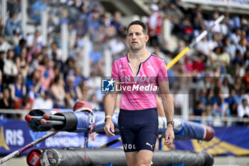 2024-07-07 - Renaud Lavillenie during the Meeting de Paris Wanda Diamond League 2024 athletics event on July 7, 2024 at Charlety stadium in Paris, France. Photo Victor Joly / DPPI - ATHLETICS - DIAMOND LEAGUE 2024 - PARIS - INTERNATIONALS - ATHLETICS