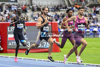 2024-07-07 - Gabriel Tual during the Meeting de Paris Wanda Diamond League 2024 athletics event on July 7, 2024 at Charlety stadium in Paris, France. Photo Victor Joly / DPPI - ATHLETICS - DIAMOND LEAGUE 2024 - PARIS - INTERNATIONALS - ATHLETICS