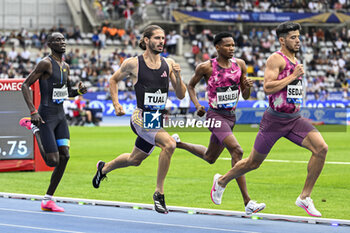 2024-07-07 - Gabriel Tual during the Meeting de Paris Wanda Diamond League 2024 athletics event on July 7, 2024 at Charlety stadium in Paris, France. Photo Victor Joly / DPPI - ATHLETICS - DIAMOND LEAGUE 2024 - PARIS - INTERNATIONALS - ATHLETICS