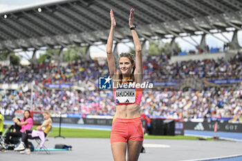 2024-07-07 - Yaroslava Mahuchikh during the Meeting de Paris Wanda Diamond League 2024 athletics event on July 7, 2024 at Charlety stadium in Paris, France. Photo Victor Joly / DPPI - ATHLETICS - DIAMOND LEAGUE 2024 - PARIS - INTERNATIONALS - ATHLETICS