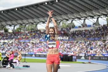 2024-07-07 - Yaroslava Mahuchikh during the Meeting de Paris Wanda Diamond League 2024 athletics event on July 7, 2024 at Charlety stadium in Paris, France. Photo Victor Joly / DPPI - ATHLETICS - DIAMOND LEAGUE 2024 - PARIS - INTERNATIONALS - ATHLETICS