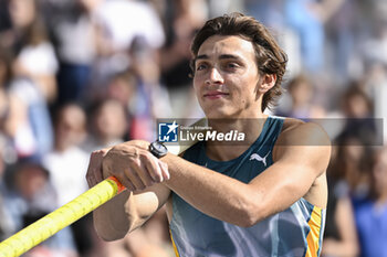 2024-07-07 - Armand Mondo Duplantis during the Meeting de Paris Wanda Diamond League 2024 athletics event on July 7, 2024 at Charlety stadium in Paris, France. Photo Victor Joly / DPPI - ATHLETICS - DIAMOND LEAGUE 2024 - PARIS - INTERNATIONALS - ATHLETICS