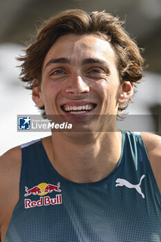 2024-07-07 - Armand Mondo Duplantis during the Meeting de Paris Wanda Diamond League 2024 athletics event on July 7, 2024 at Charlety stadium in Paris, France. Photo Victor Joly / DPPI - ATHLETICS - DIAMOND LEAGUE 2024 - PARIS - INTERNATIONALS - ATHLETICS