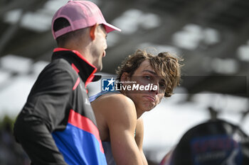 2024-07-07 - Armand Mondo Duplantis and Renaud Lavillenie during the Meeting de Paris Wanda Diamond League 2024 athletics event on July 7, 2024 at Charlety stadium in Paris, France. Photo Victor Joly / DPPI - ATHLETICS - DIAMOND LEAGUE 2024 - PARIS - INTERNATIONALS - ATHLETICS