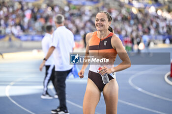 2024-07-07 - Agathe Guillemot breaking the French 1500m record during the Meeting de Paris Wanda Diamond League 2024 athletics event on July 7, 2024 at Charlety stadium in Paris, France. Photo Victor Joly / DPPI - ATHLETICS - DIAMOND LEAGUE 2024 - PARIS - INTERNATIONALS - ATHLETICS