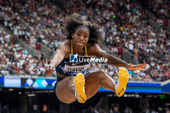 2024-07-20 - Yanis David (FRA), Long Jump Women, during the Wanda Diamond League 2024, athletics meet on 20 July 2024 at the London Stadium in London, England - ATHLETICS - DIAMOND LEAGUE 2024 - LONDON - INTERNATIONALS - ATHLETICS