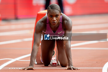 2024-07-20 - Dina Asher-Smith (GBR), 200m Women, during the Wanda Diamond League 2024, athletics meet on 20 July 2024 at the London Stadium in London, England - ATHLETICS - DIAMOND LEAGUE 2024 - LONDON - INTERNATIONALS - ATHLETICS