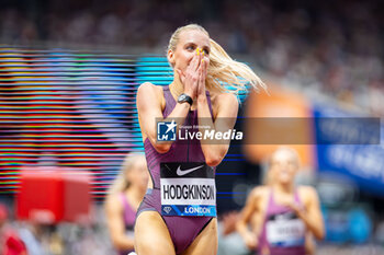 2024-07-20 - Keely Hodgkinson, 800m Women, winner, during the Wanda Diamond League 2024, athletics meet on 20 July 2024 at the London Stadium in London, England - ATHLETICS - DIAMOND LEAGUE 2024 - LONDON - INTERNATIONALS - ATHLETICS