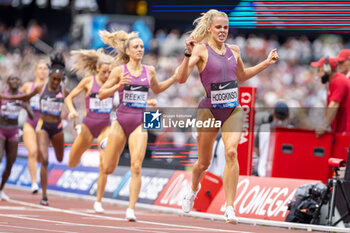 2024-07-20 - Keely Hodgkinson, 800m Women, winner, during the Wanda Diamond League 2024, athletics meet on 20 July 2024 at the London Stadium in London, England - ATHLETICS - DIAMOND LEAGUE 2024 - LONDON - INTERNATIONALS - ATHLETICS