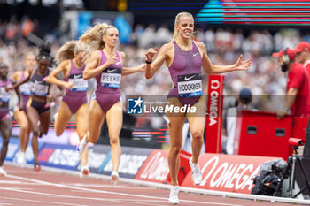 2024-07-20 - Keely Hodgkinson, 800m Women, winner, during the Wanda Diamond League 2024, athletics meet on 20 July 2024 at the London Stadium in London, England - ATHLETICS - DIAMOND LEAGUE 2024 - LONDON - INTERNATIONALS - ATHLETICS