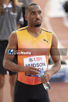 2024-08-22 - Lausanne Switzerland, 08 22 2024: Matthew Hudson-Smith (GBR) wins 400 m during Wanda Diamond League Athletissima Lausanne at the La Pontaise stadium. Patrick Dancel, Live Media - ATHLETISSIMA - INTERNATIONALS - ATHLETICS