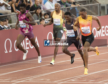 2024-08-22 - Lausanne Switzerland, 08 22 2024: Matthew Hudson-Smith (GBR) wins 400 m during Wanda Diamond League Athletissima Lausanne at the La Pontaise stadium. Patrick Dancel, Live Media - ATHLETISSIMA - INTERNATIONALS - ATHLETICS