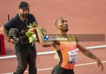 2024-08-22 - Lausanne Switzerland, 08 22 2024: Matthew Hudson-Smith (GBR) wins 400 m during Wanda Diamond League Athletissima Lausanne at the La Pontaise stadium. Patrick Dancel, Live Media - ATHLETISSIMA - INTERNATIONALS - ATHLETICS