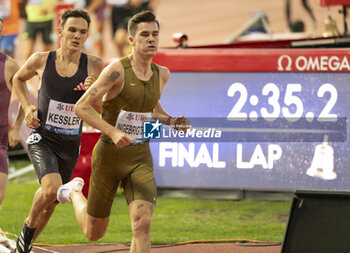 2024-08-22 - Lausanne Switzerland, 08 22 2024: Jakob Ingebrigtsen (NOR) wins 1500 m during Wanda Diamond League Athletissima Lausanne at the La Pontaise stadium. Patrick Dancel, Live Media - ATHLETISSIMA - INTERNATIONALS - ATHLETICS