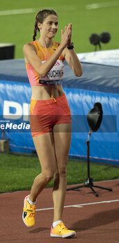 2024-08-22 - Lausanne Switzerland, 08 22 2024: Yaroslavl Mahuchikh (UKR) wins high jump with 1,99m and fails at 2,03m during Wanda Diamond League Athletissima Lausanne at the La Pontaise stadium. Patrick Dancel, Live Media - ATHLETISSIMA - INTERNATIONALS - ATHLETICS