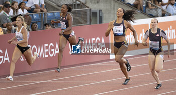 2024-08-22 - Lausanne Switzerland, 08 22 2024: Takacs Boglarka (HUN) wins 200 m during Wanda Diamond League Athletissima Lausanne at the La Pontaise stadium. Patrick Dancel, Live Media - ATHLETISSIMA - INTERNATIONALS - ATHLETICS