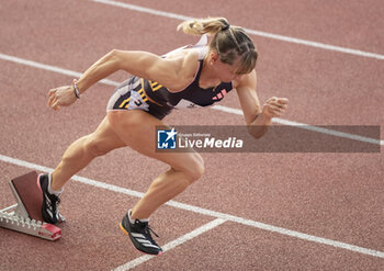 2024-08-22 - Lausanne Switzerland, 08 22 2024: Catia Gubelmann (SUI) wins 400 m during Wanda Diamond League Athletissima Lausanne at the La Pontaise stadium. Patrick Dancel, Live Media - ATHLETISSIMA - INTERNATIONALS - ATHLETICS