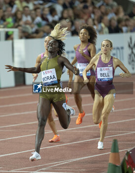 2024-08-22 - Lausanne Switzerland, 08 22 2024: Mary Moraa (KEN) wins 800 m during Wanda Diamond League Athletissima Lausanne at the La Pontaise stadium. Patrick Dancel, Live Media - ATHLETISSIMA - INTERNATIONALS - ATHLETICS