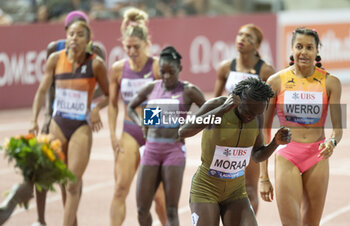 2024-08-22 - Lausanne Switzerland, 08 22 2024: Mary Moraa (KEN) wins 800 m during Wanda Diamond League Athletissima Lausanne at the La Pontaise stadium. Patrick Dancel, Live Media - ATHLETISSIMA - INTERNATIONALS - ATHLETICS