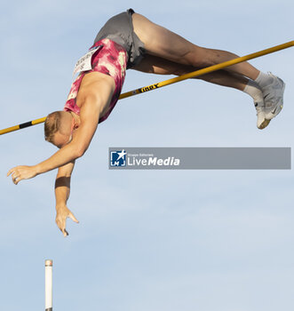 2024-08-21 - Lausanne Switzerland, 08 21 2024: KENDRICKS, Sam (USA) during Wanda Diamond League Athletissima Lausanne Polevault competition at the . Patrick Dancel, Live Media - ATHLETISSIMA - INTERNATIONALS - ATHLETICS