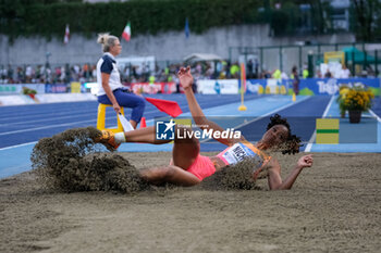 2024-09-03 - Monae Nichols from United States during the 60th Palio Citta’ della Quercia, valid for the World Athletics Continental Tour at Quercia Stadium on September 3, 2024, Rovereto, Italy. - 60TH PALIO CITTà DELLA QUERCIA - INTERNATIONALS - ATHLETICS