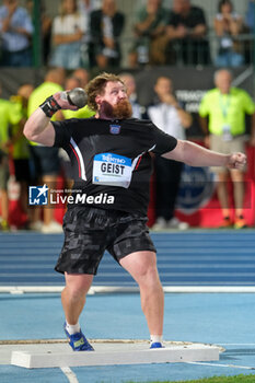 2024-09-03 - Jordan Geist from United States during the 60th Palio Citta’ della Quercia, valid for the World Athletics Continental Tour at Quercia Stadium on September 3, 2024, Rovereto, Italy. - 60TH PALIO CITTà DELLA QUERCIA - INTERNATIONALS - ATHLETICS