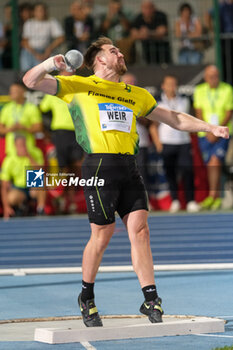 2024-09-03 - Zane Sean Weir from Italy during the 60th Palio Citta’ della Quercia, valid for the World Athletics Continental Tour at Quercia Stadium on September 3, 2024, Rovereto, Italy. - 60TH PALIO CITTà DELLA QUERCIA - INTERNATIONALS - ATHLETICS