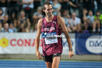 2024-09-03 - Portrait of Gianmarco Tamberi from Italy during the 60th Palio Citta’ della Quercia, valid for the World Athletics Continental Tour at Quercia Stadium on September 3, 2024, Rovereto, Italy. - 60TH PALIO CITTà DELLA QUERCIA - INTERNATIONALS - ATHLETICS