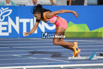 2024-09-03 - Stacey Ann Williams from United States during the 60th Palio Citta’ della Quercia, valid for the World Athletics Continental Tour at Quercia Stadium on September 3, 2024, Rovereto, Italy. - 60TH PALIO CITTà DELLA QUERCIA - INTERNATIONALS - ATHLETICS