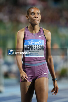 2024-09-03 - Stefanie Ann McPherson from Jamaicaduring the 60th Palio Citta’ della Quercia, valid for the World Athletics Continental Tour at Quercia Stadium on September 3, 2024, Rovereto, Italy. - 60TH PALIO CITTà DELLA QUERCIA - INTERNATIONALS - ATHLETICS