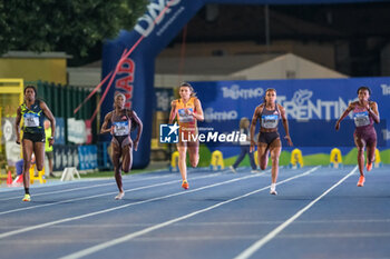 2024-09-03 - Tamara Clark from United States, Jenna Prandini from United States and Celera Barnes from United States during the 60th Palio Citta’ della Quercia, valid for the World Athletics Continental Tour at Quercia Stadium on September 3, 2024, Rovereto, Italy. - 60TH PALIO CITTà DELLA QUERCIA - INTERNATIONALS - ATHLETICS