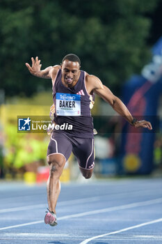 2024-09-03 - Ronnie Baker from United States during the 60th Palio Citta’ della Quercia, valid for the World Athletics Continental Tour at Quercia Stadium on September 3, 2024, Rovereto, Italy. - 60TH PALIO CITTà DELLA QUERCIA - INTERNATIONALS - ATHLETICS