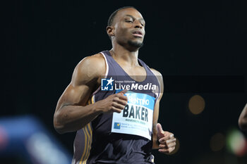 2024-09-03 - Ronnie Baker from United States during the 60th Palio Citta’ della Quercia, valid for the World Athletics Continental Tour at Quercia Stadium on September 3, 2024, Rovereto, Italy. - 60TH PALIO CITTà DELLA QUERCIA - INTERNATIONALS - ATHLETICS