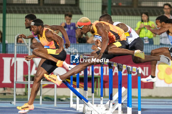 2024-09-03 - Cordell Finch from United States during the 60th Palio Citta’ della Quercia, valid for the World Athletics Continental Tour at Quercia Stadium on September 3, 2024, Rovereto, Italy. - 60TH PALIO CITTà DELLA QUERCIA - INTERNATIONALS - ATHLETICS