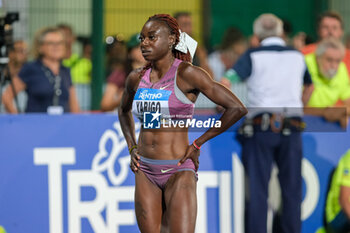 2024-09-03 - Noelie Yarigo from Benin during the 60th Palio Citta’ della Quercia, valid for the World Athletics Continental Tour at Quercia Stadium on September 3, 2024, Rovereto, Italy. - 60TH PALIO CITTà DELLA QUERCIA - INTERNATIONALS - ATHLETICS