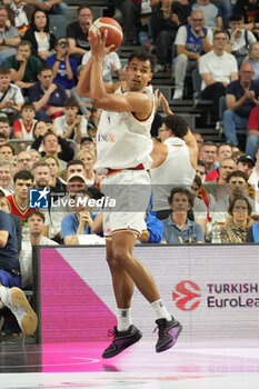 2024-07-06 - Oscar Da Silva of Germany during the International Friendly Basketball match between Germany and France on 6 July 2024 at Lanxess Arena in Cologne, Germany - BASKETBALL - FRIENDLY GAME - GERMANY V FRANCE - FRIENDLY MATCH - BASKETBALL