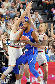 2024-07-06 - Rudy Gobert of France during the International Friendly Basketball match between Germany and France on 6 July 2024 at Lanxess Arena in Cologne, Germany - BASKETBALL - FRIENDLY GAME - GERMANY V FRANCE - FRIENDLY MATCH - BASKETBALL