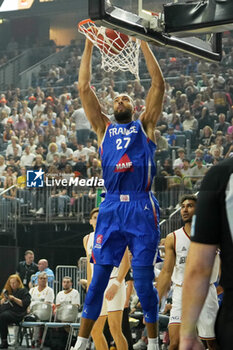 2024-07-06 - Rudy Gobert of France during the International Friendly Basketball match between Germany and France on 6 July 2024 at Lanxess Arena in Cologne, Germany - BASKETBALL - FRIENDLY GAME - GERMANY V FRANCE - FRIENDLY MATCH - BASKETBALL