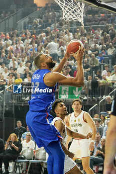 2024-07-06 - Rudy Gobert of France during the International Friendly Basketball match between Germany and France on 6 July 2024 at Lanxess Arena in Cologne, Germany - BASKETBALL - FRIENDLY GAME - GERMANY V FRANCE - FRIENDLY MATCH - BASKETBALL