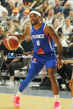 2024-07-06 - Andrew Albicy of France during the International Friendly Basketball match between Germany and France on 6 July 2024 at Lanxess Arena in Cologne, Germany - BASKETBALL - FRIENDLY GAME - GERMANY V FRANCE - FRIENDLY MATCH - BASKETBALL